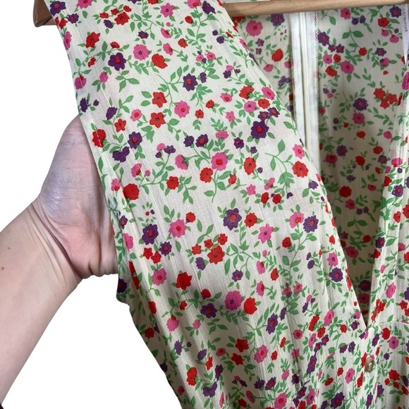 FAITHFULL THE BRAND Blohm Midi Dress in Bastille Floral Print - Picture 9 of 16